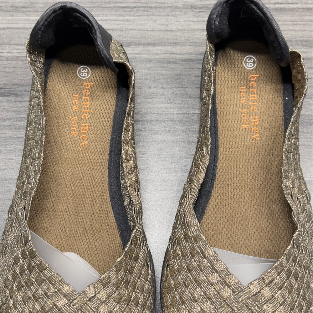 bernie mev. Women's Woven Flats - Tan EU 38 US 7.5 - Picture 7 of 8
